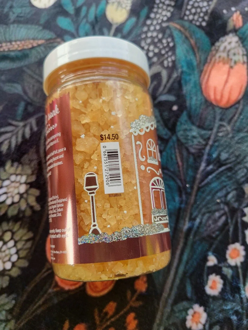 Bath & Body Works Bath Salt Soak With Argan Oil 8 oz Bright Lemon Snowdrop